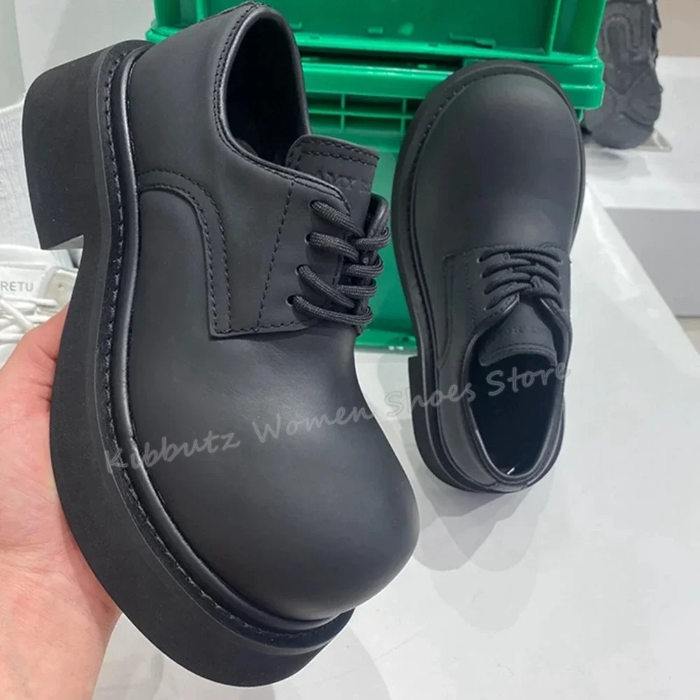 Big Head Pumps Lace-Up Chunky  - đánh giá và giá Boots