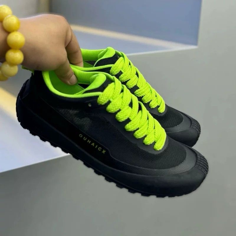 Solid Tone Anti Slip Men Low T - đánh giá và giá Knit Fabric Lace Up Sneakers