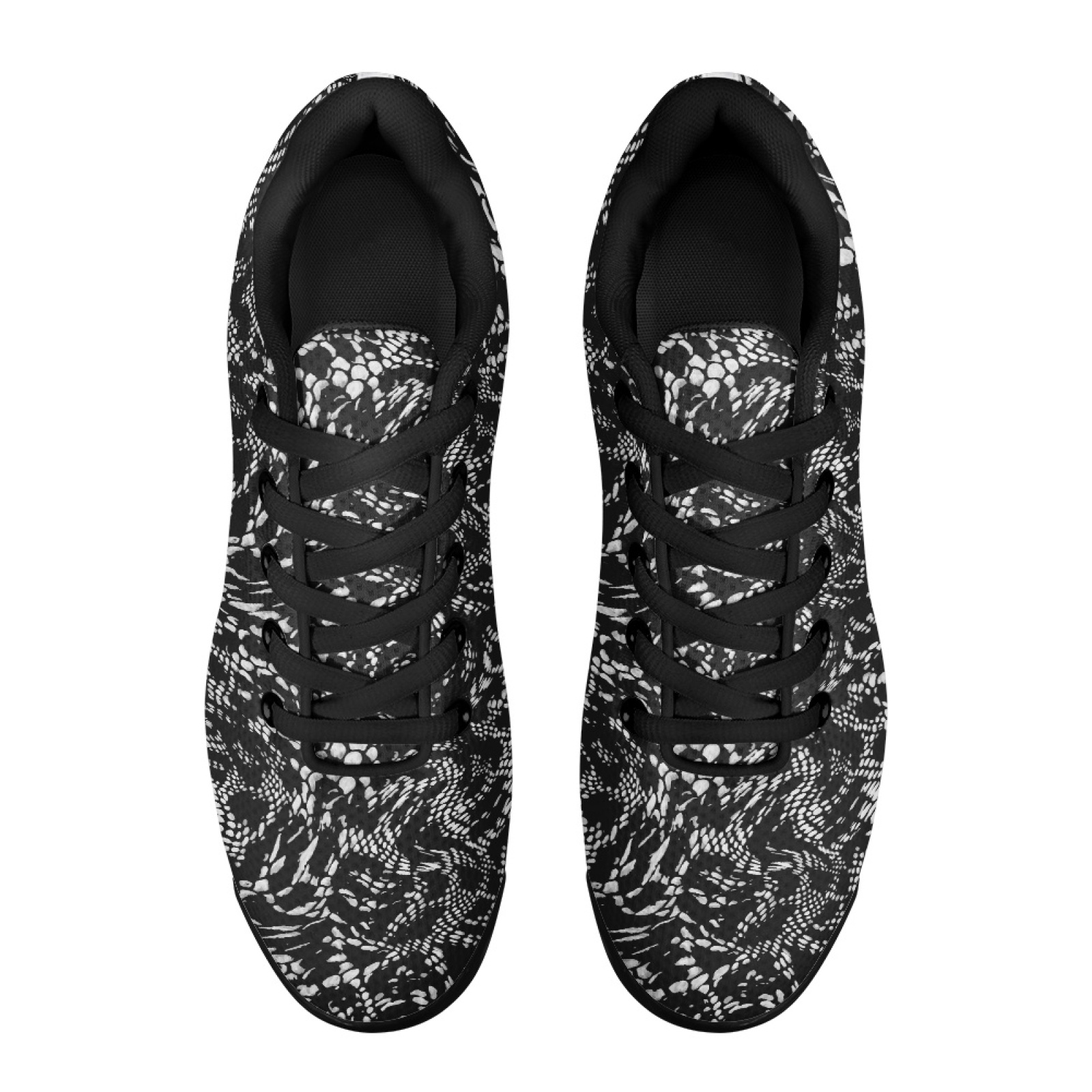 PENSTROLL Snake Print Design W - đánh giá và giá Knit Fabric Lace Up Sneakers