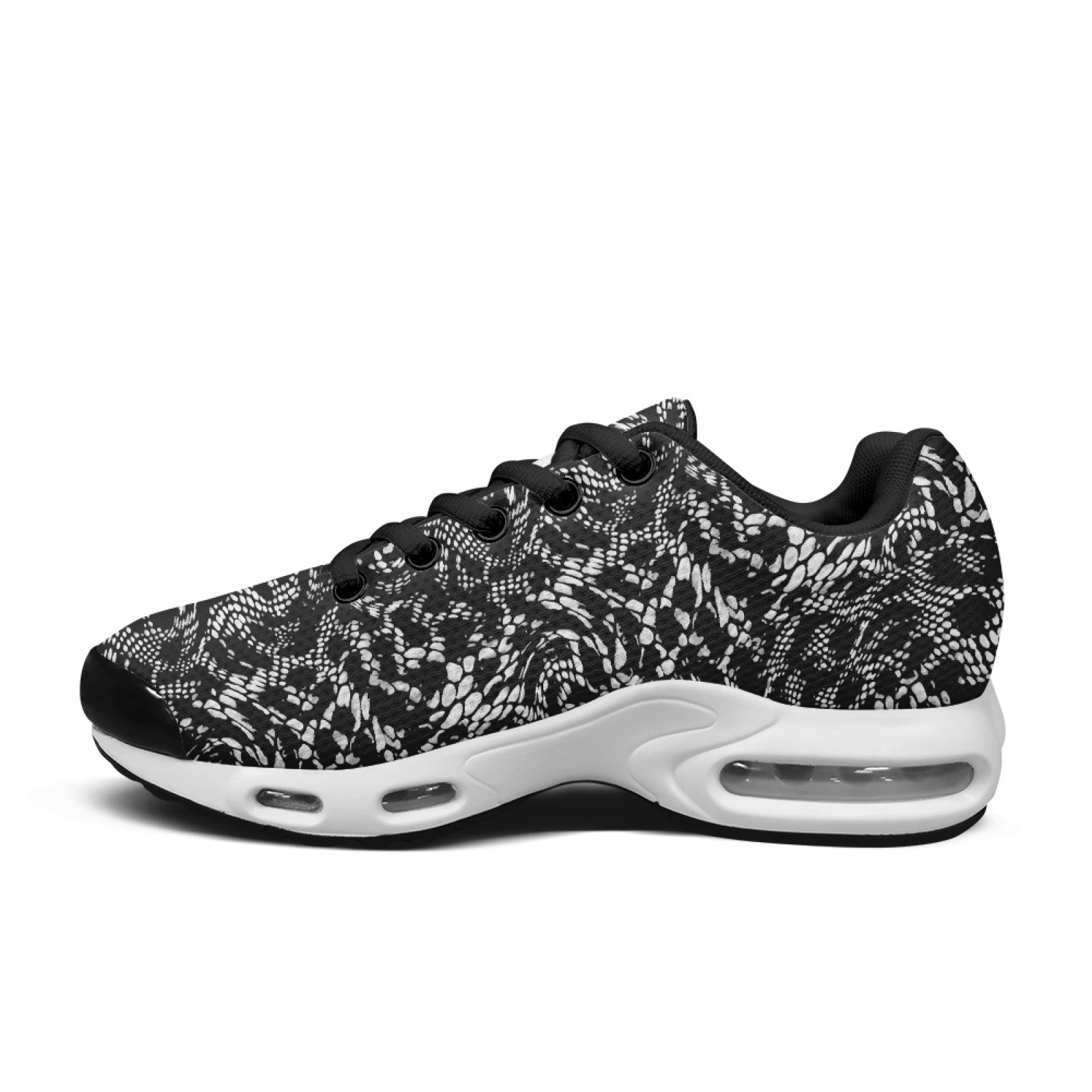 PENSTROLL Snake Print Design W - đánh giá và giá Knit Fabric Lace Up Sneakers